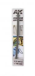 Feder silber 2,5 mm 