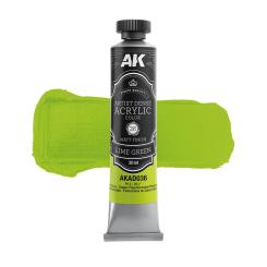 Artist Dense Lime Green 