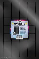 Aimants carrés 40 x 40 mm (28 pièces) 