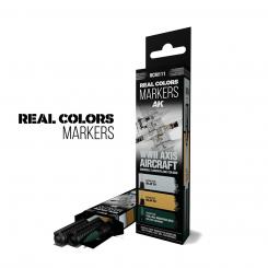 RC Marker Set: WWII Axis Aircraft Squiggle Camouflage Colors 