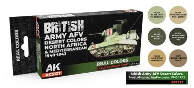 British Army AFV Desert Colors - North Africa Mediterranean 1940-1943 