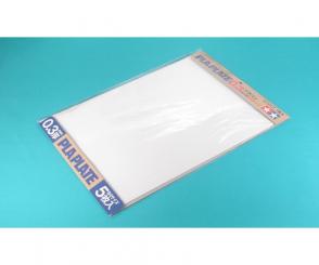 Plastic plate 0.3mm -white- 