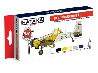 PZL M 18 Dromader Paint Set - Red Line 