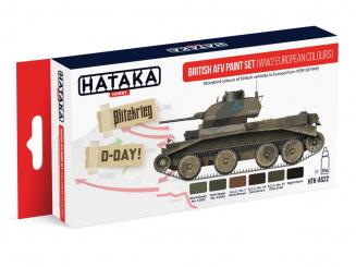 British AFV Paint Set (WW2 European Colours) 