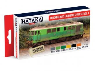 Polish Railways Locomotives Paint Set Vol. 1 