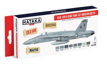 USAF, USN & USMC paint set (modern greys) 