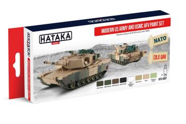 Modern US Army and USMC AFV paint set 