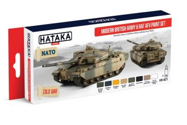 Modern British Army & RAF AFV paint set 