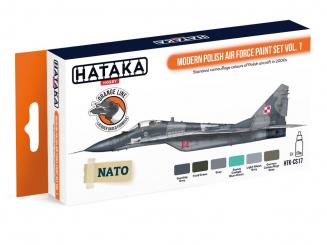 ORANGE LINE – Modern Polish Air Force paint set vol. 1 
