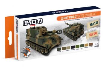 ORANGE LINE – US Army paint set (MERDC camouflage) 