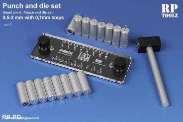 Punch and die tool set 0,5 - 2mm Rivets maker 
