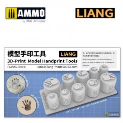 Tampons : empreintes de mains 