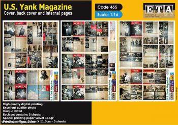 U.S. Yank Magazine - Couverture, dos de couverture et pages intérieures 