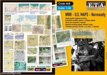WWII - U.S. Maps - Normandy 