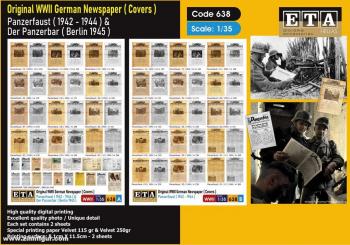 Original WWII German Newspaper (Cover) 