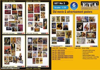 Alte Film- und Werbeplakate 