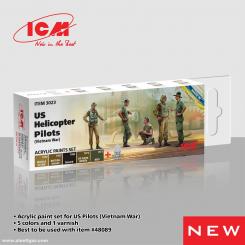 US Helicopter Pilots - Vietnam War - Paint Set 