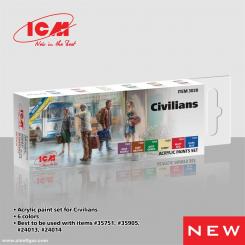 Acrylic Paint Set For Civilians 