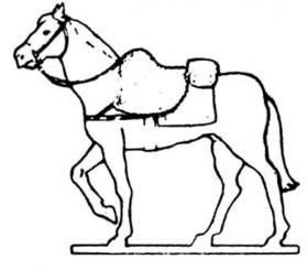 Pferd im Halt 