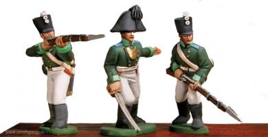 Russische Infanterie bei Austerlitz 