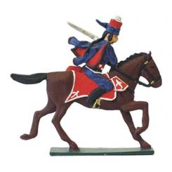 Hussard à cheval (casquette à ailettes) 