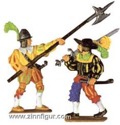 Hellebardier et Landsknecht 