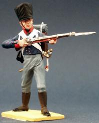 Preußischer Musketier - legt an - 1809-15 