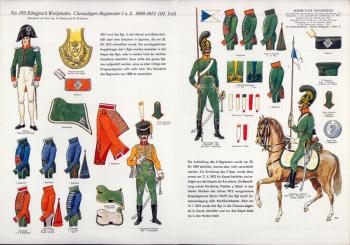 Brauer, H. M. (Hrsg.): Uniformbogen Nr. 195 Teil 3 Königreich Westphalen. Chevaulegers-Regimenter 1 und 2 1808-1813 