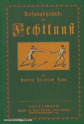 Kahn, A. F. (Hrsg.): Anfangsgründe der Fechtkunst 