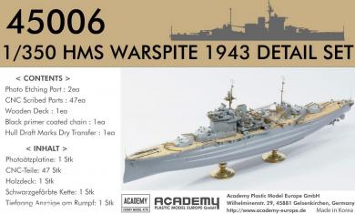 Set de détails HMS Warspite 