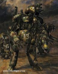 Humanoid Unmanned Interceptor "Grosser Hund" 