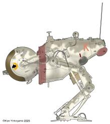 Lunar Tactical Reconnaissance Aircraft LUM-168 Camel "Early Model" 