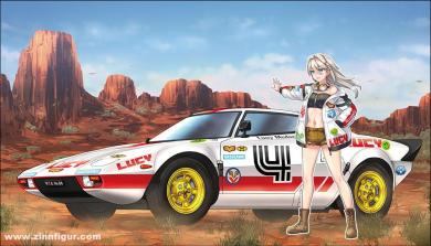 Lancia Stratos & Lucy McDonnell - Wild Egg Girls No.04 