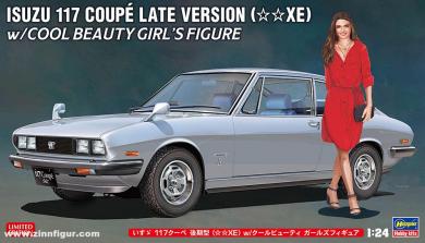 Isuzu 117 Coupe spätes Modell (**XE) mit Cool Beauty Girl 