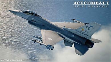 F-16C Fighting Falcon "Mage Squad" - Ace Combat 7 Skies Unknown 