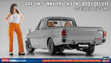 Datsun Sunny Truck Long Body Deluxe with Girl Figure 