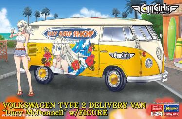 Volkswagen T1 Delivery Van with Resin Figure "Lucy McDonnell" 