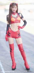 Real Figure Collection „Evangelion Racing“ Circuit Mate: Momo Watagawa / Shikinami Asuka Langley 