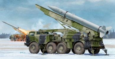 9P113 TEL with 9M21 Rocket of 9K52 Luna-M Short-Range Artillery Rocket System (FROG-7) 