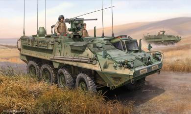 TRUMPETER 1/35 M1131 STRYKER FIRE SUPPORT VEHICLE KIT 00398
