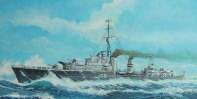 Zerstörer HMS Zulu F18 