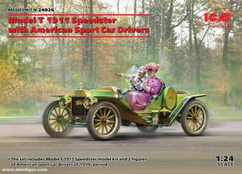 Modèle T 1913 Speedster avec pilotes sportifs 