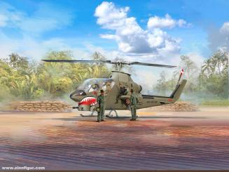 AH-1G Cobra mit Vietnamkrieg-Piloten 