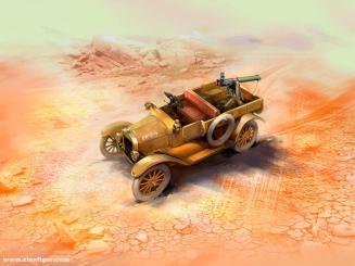 Modèle T 1917 LCP avec Vickers MG 