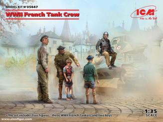 WWII French Tank Crew 