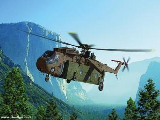 CH-54A Tarhe avec pod militaire universel 