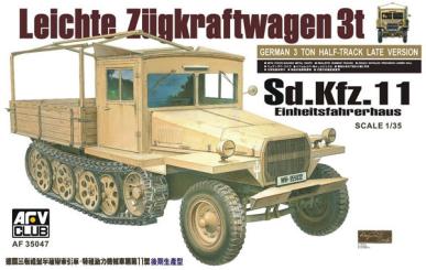 Sd.Kfz. 11 version tardive avec cabine en bois 