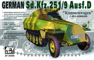 Sd.Kfz. 251/9 Ausf. D Véhicule semi-chenillé 
