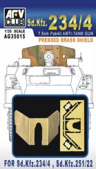 Geschützschild für Sd.Kfz. 251/20 & 234/4 