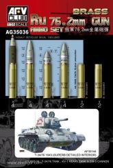 Russische 76,2 mm Munitionsset 